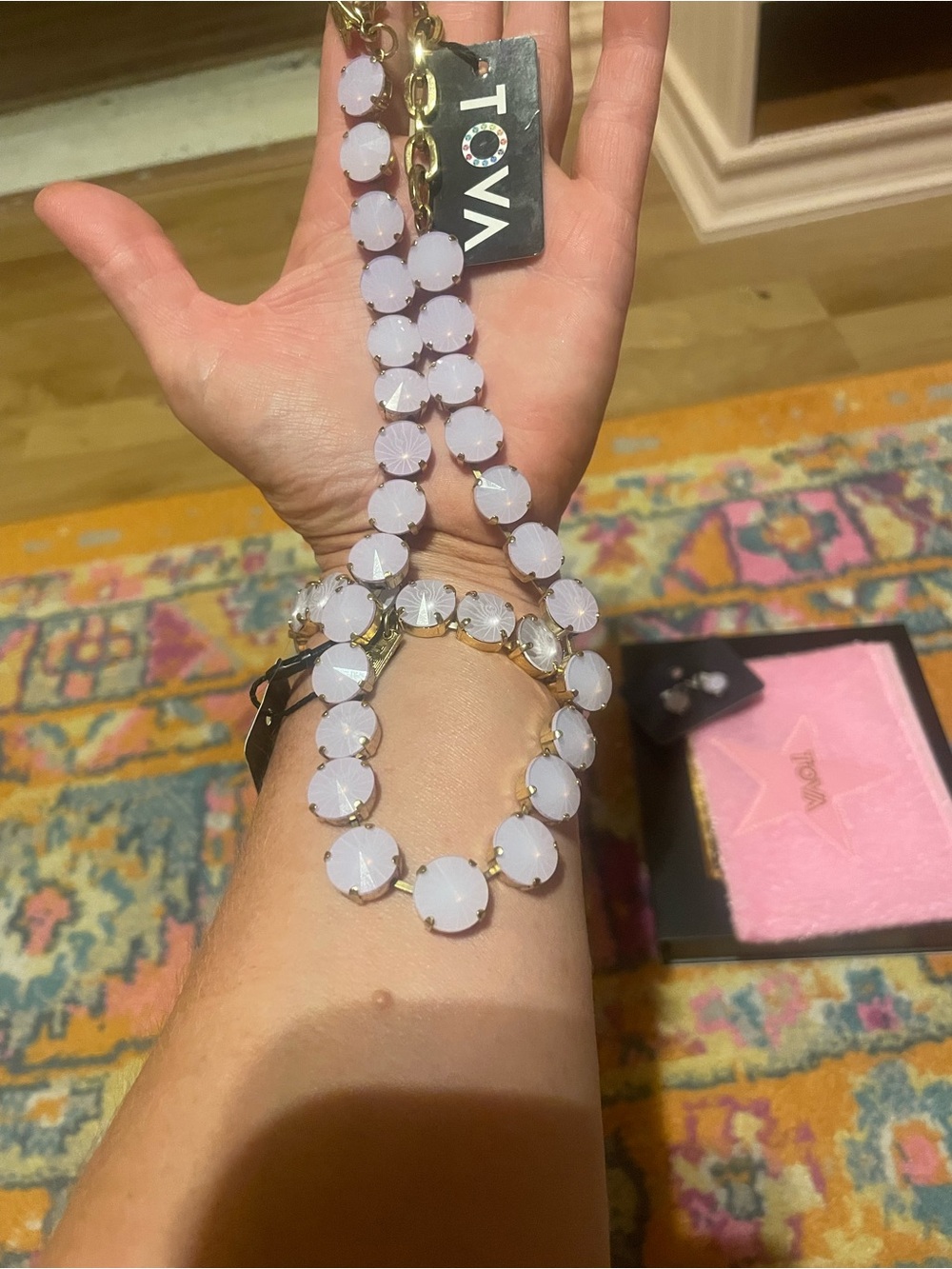 Tova 3 PIECE MATCHING SET NWT ULTRA UNICORN WHITE OPAL 🦄 🦄 - Picture 4 of 7